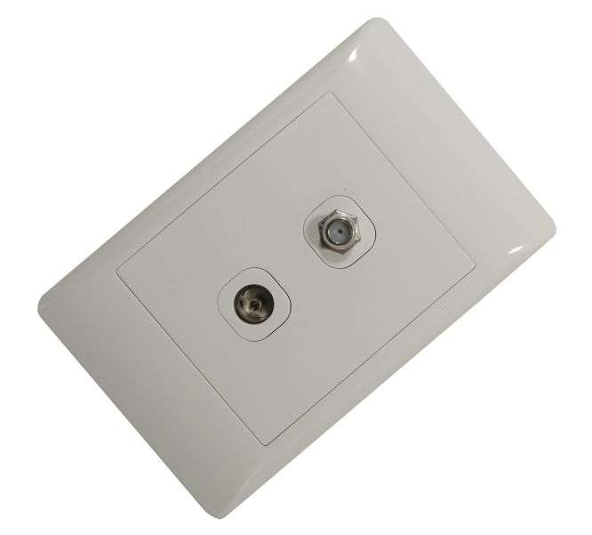 TV+SATELITE SOCKET 4x2 STI-1295