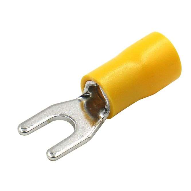 TERMINAL PRE-INSULATED SPADE YEL W=5.3 SV5.5-5