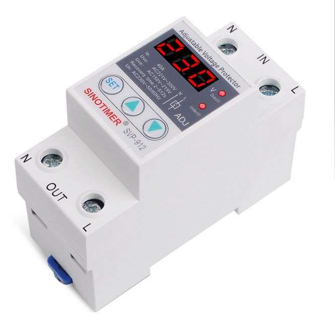 ADJ OVER/UNDER-VOLTAGE PROT RELAY 230VAC 40Amax  SVP-912-40 / 190706