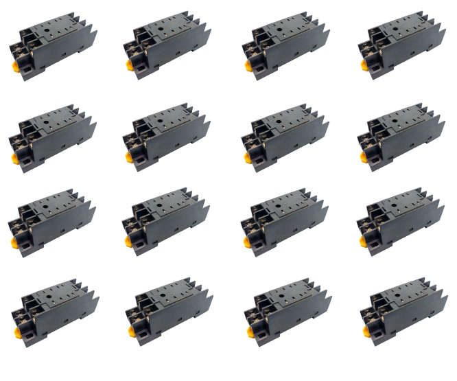 RELAY BASE / SOCKET DPDT D/R SCREW TERM - 500P /BOX SYF-08A