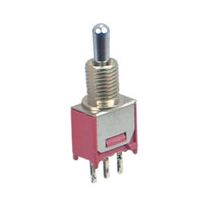 MINI TOGGLE SWITCH SPDT ON-ON PCB T103MHCQE