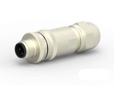 PLUG CIRCULAR M12 3W CLAMP T4111012031-000