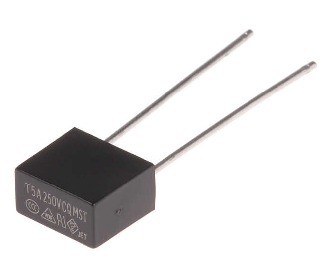 RADIAL THERMAL FUSE, 5A 250V, 125-DEG 767-5064