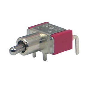 TOGGLE SWITCH SPDT R/A ON-(ON) PCB T8019A-TNQ-E-H-Z54