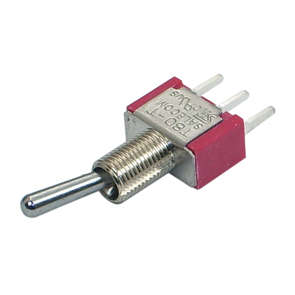 MINI TOGGLE SWITCH SPDT ON-OFF-ON PCB T80T-8014-SECQ-H-Z54