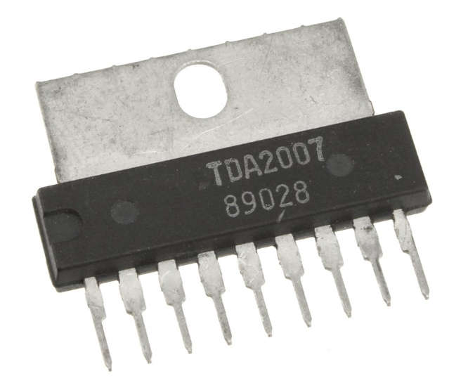 AMP AUDIO 6Wx2 SIL09 TDA2007 TDA2007