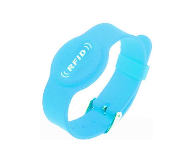 WRIST BAND RFID TAG TK4100 125KHz - ICE BLUE TK4100 125KHz