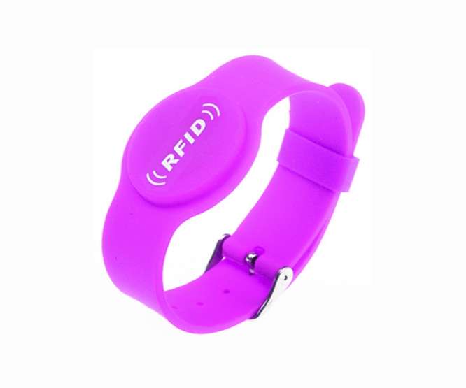 WRIST BAND RFID TAG TK4100 125KHz - PINK TK4100 125KHz