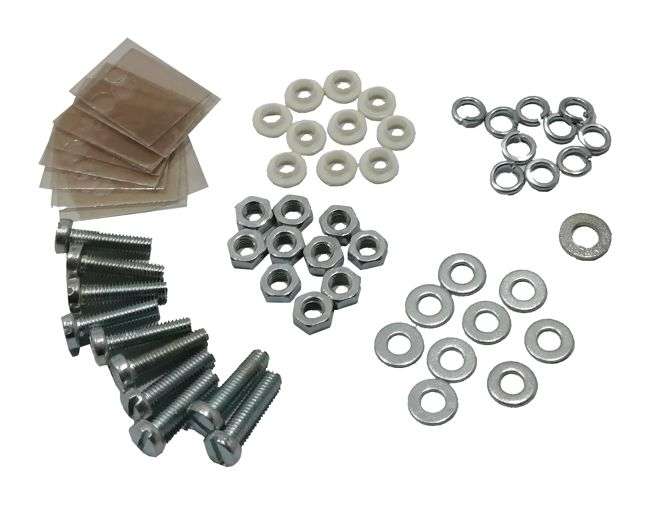 TO220 MICA INSULATION / MOUTING KIT - MPQ=5  TO220-KIT-6