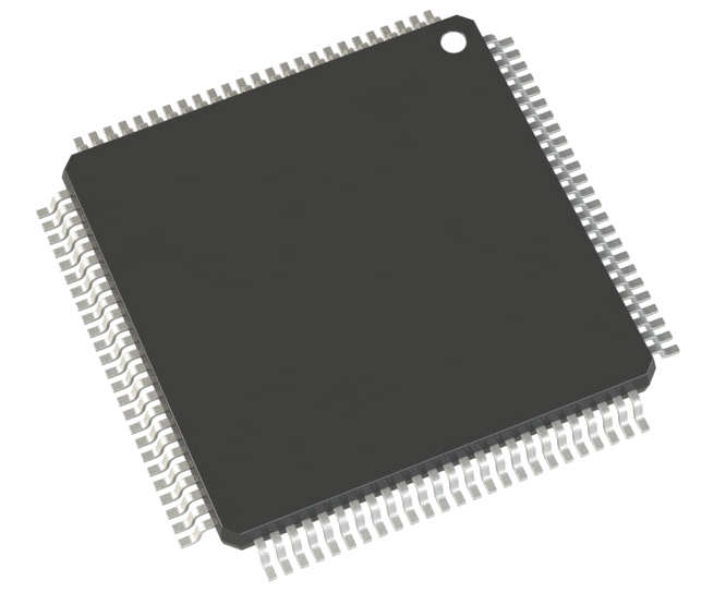 IC MCU 32BIT 128KB FLASH TQFP100 PIC32MX340F128L-80V/PT
