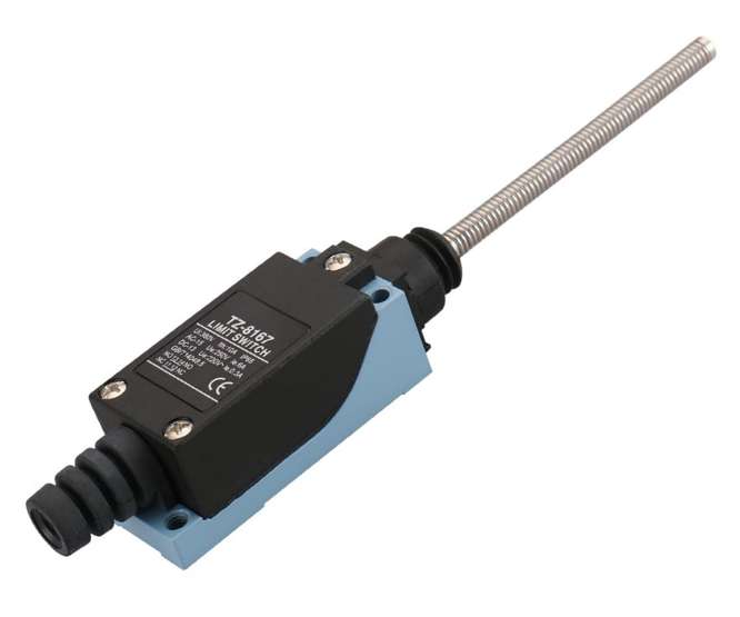 LIMIT SWITCH DPST NO+NC 5A 250VAC WITH SPRING WIRE 56x21 LS-TZ-8167