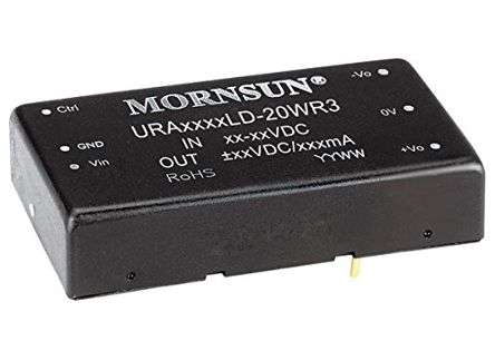 DC-DC CONVERTER DIL I=48 O=+&-12V 20W URA4812LD-20WR3