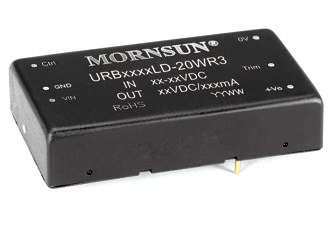 DC-DC CONVERTER I=24V 0=9V@2.2A URB2409LD-20WR3