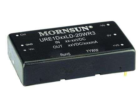 DC-DC CONVERTER I=110 O=12-0-12V 2x0.83A URE1D12LD-20WR3