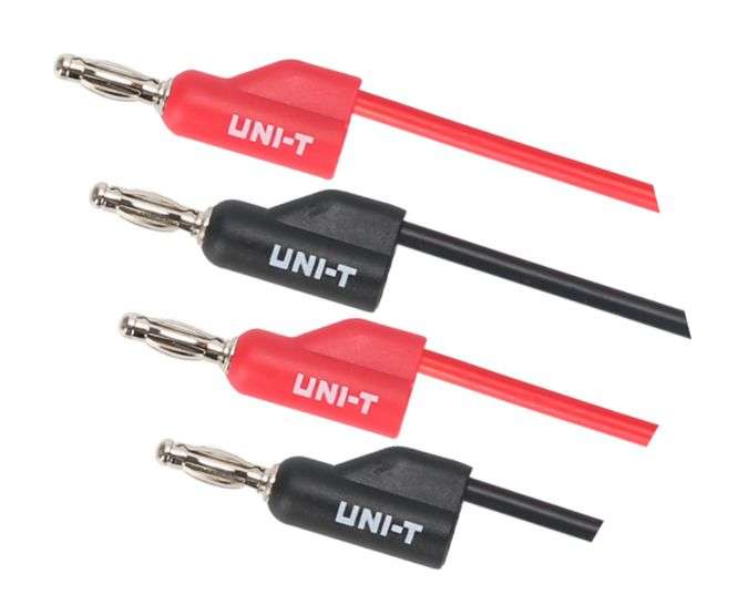 MULTIMETER PROBE BANANA PLUG TEST LEADS SET 100mm UT-L10
