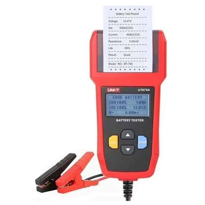 BATTERY TESTER WITH REPORT PRINTER 12V/24V UT675A