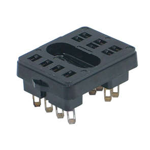 SOCKET RELAY 4PDT B110 SOLDER V23154-Z1005