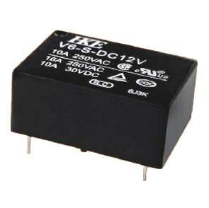 RELAY SPST 16A 12VDC RECT 4PCB  V6-S-DC12V
