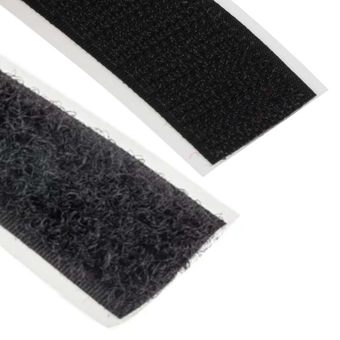 VELCRO TAPE BLACK 20mmx1m HOOK & LOOP - 1PCS VELCRO-20mm