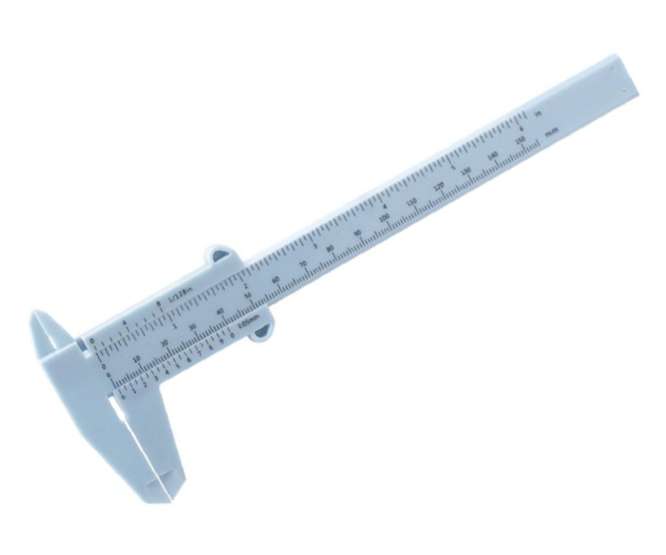 PLASTIC VERNIER / CALIPER 150mm X15-1