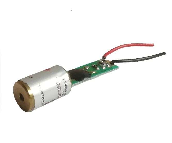 RED LASER MODULE 655nm 3VDC 4mW 3mm DOT VLM-670-01L