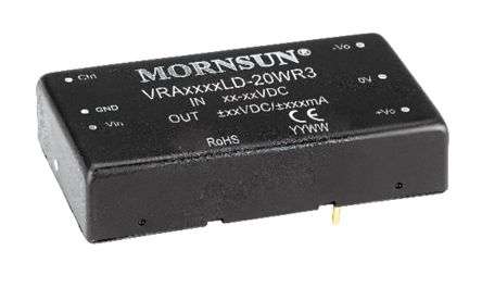 DC-DC CONVERTER DIL I=24 O=+&-12V VRA2412LD-20WR3