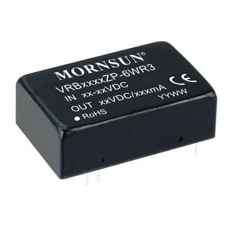 DC-DC CONVERTER PIN-PIN DIL I=24V O=5V 1A2 VRB2405ZP-6WR3