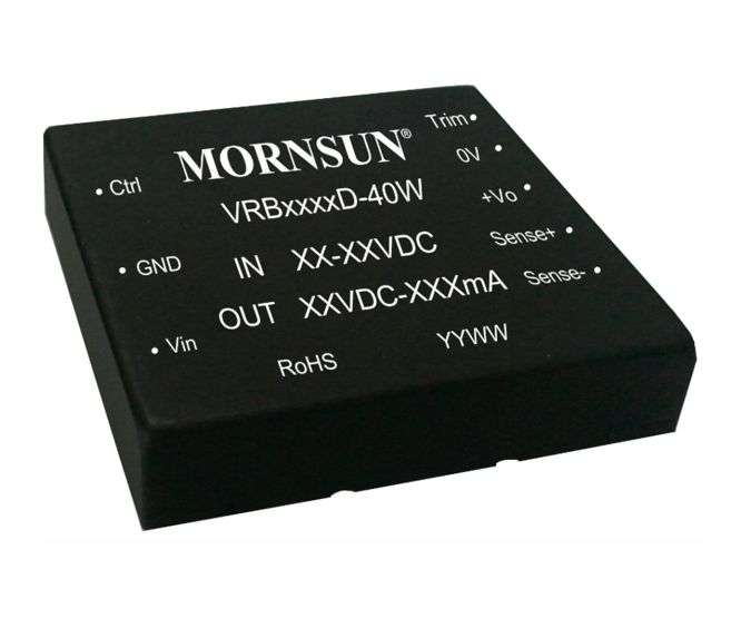 DC-DC BOOST CONVERTER DIL I=12V O=24V 40W BLACK VRB1224D-40W