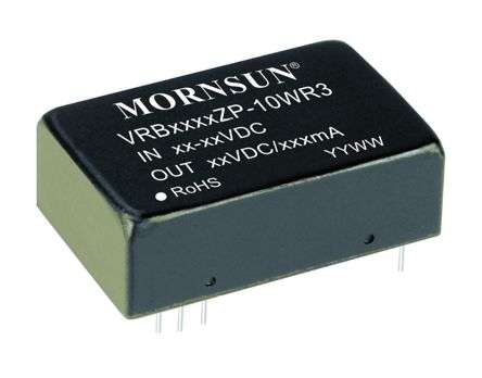 DC-DC CONVERTER DIP IN=48V OUT=12V 0.8A VRB4812ZP-10WR3