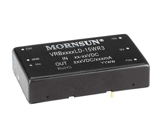 DC-DC CONVERTER PCB I=24V O=5V 3A VRB2405LD-15WR3