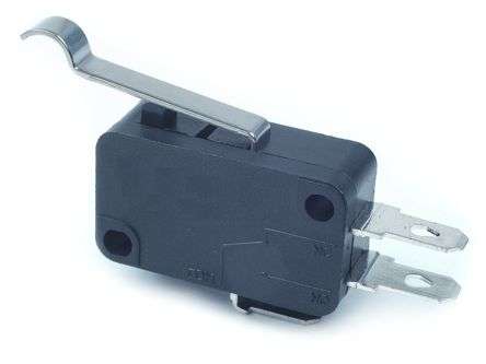 MINI MICRO LIMIT SWITCH 15A ARCH LEVER VS15P05C, KW-7