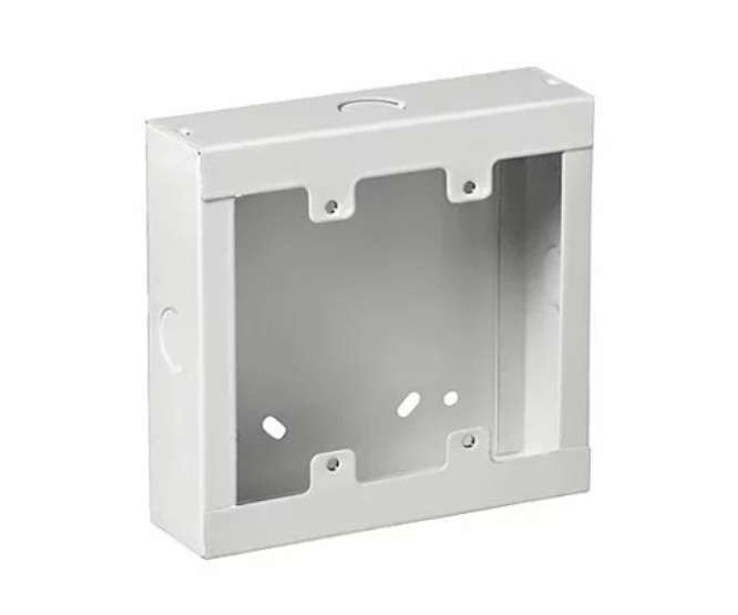 4x4" / 100x100mm SURFACE MOUNT WALL BOX METAL CLOSED BACK VTR-4/4.C