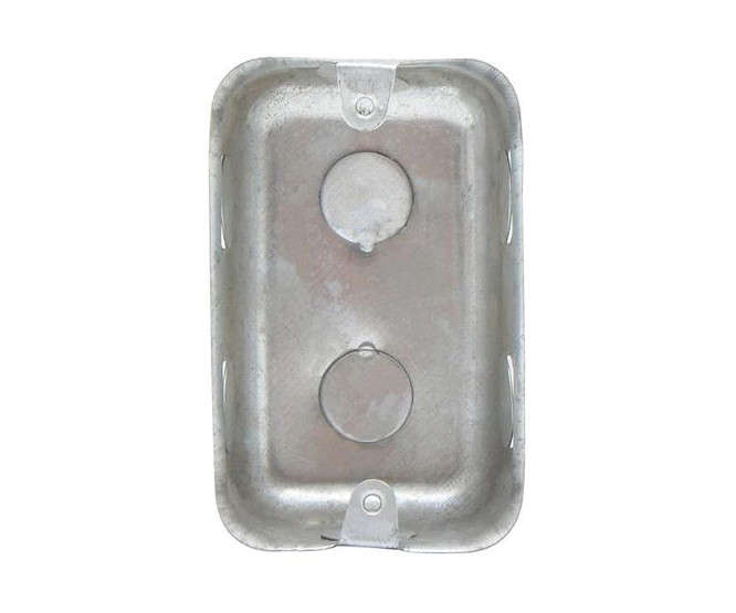 GALVANISED ELECTRICAL WALL BOX 2x4 WB-GALV-4X2