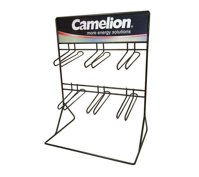 METAL COUNTER DISPLAY RACK WITH 6 HOOKS WCD-02