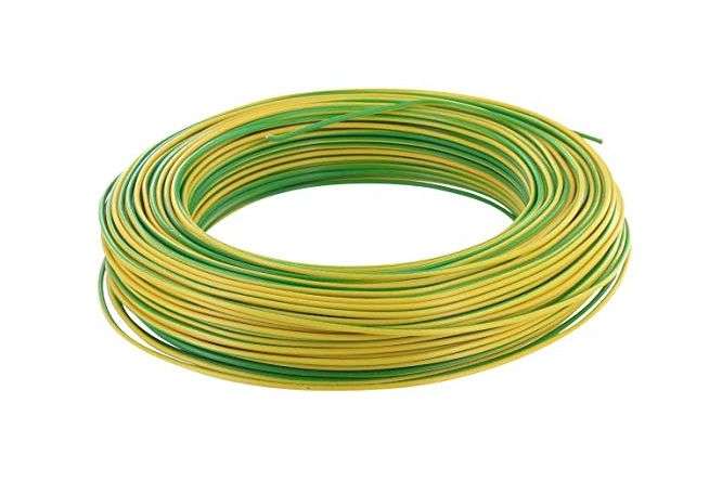 EARTH WIRE M/S CSA=1.5 O=3.2 YELLOW/GREEN -100M/R PANF1.5Y/G