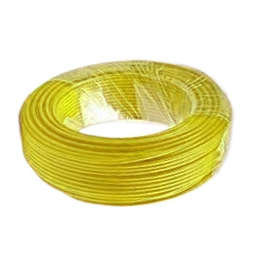 WIRE M/S CSA=0.14 O=1.3 YELLOW - 610m/ROLL UL1007-STR-AWG26-YELLOW