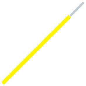 WIRE M/S CSA=0.8 O=2.8 YELLOW - 10m/ROLL UL1015-STR-AWG18-YL