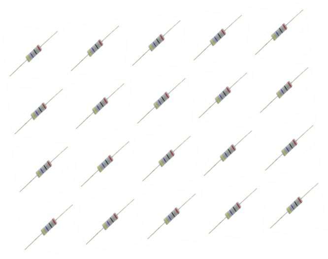 RESISTOR 5W RND W/W 5% 0E22 - 500/BOX KNP5WS-0R22-J T/B