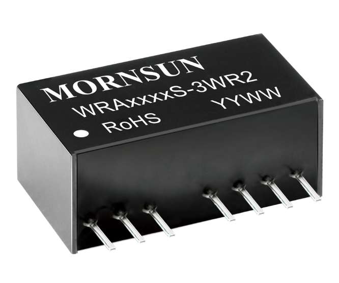 DC-DC CONVERTER DIP I=24 O=+/-5V 3W WRA2405S-3WR2 *D*