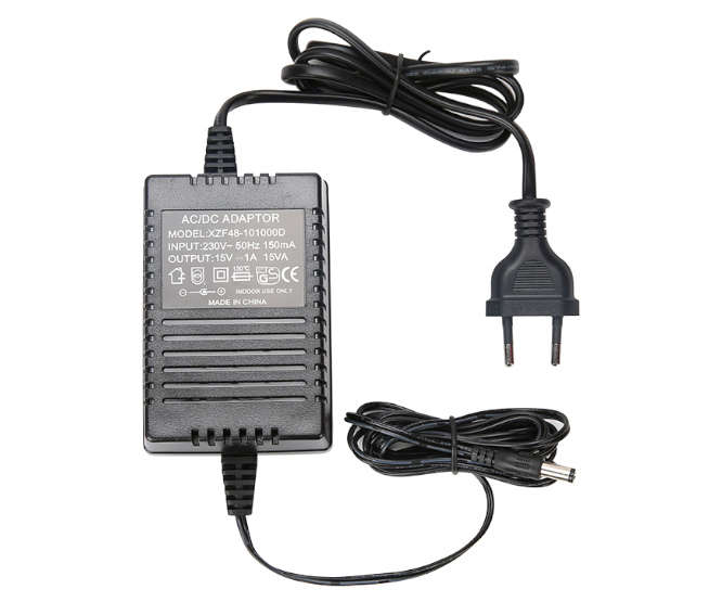 W/M POWER ADAPTER I=220V O=15V 600mA X2F48-15800D