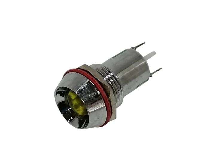 10MM LED INDICATOR 24VDC YELLOW XD22-16-24VDC-YL