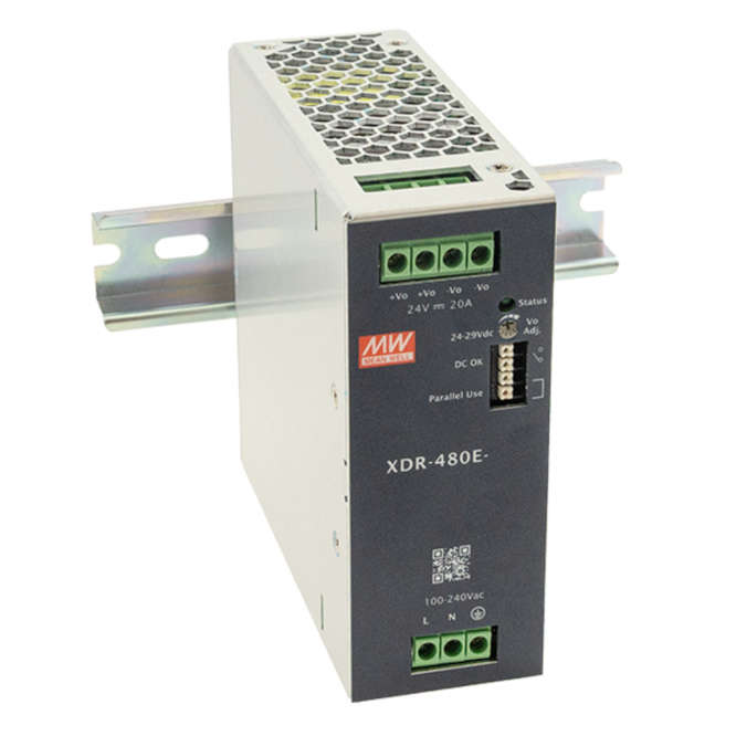 D/R POWER SUPPLY SLIM IN=220V OUT=48V 10A XDR-480E-48