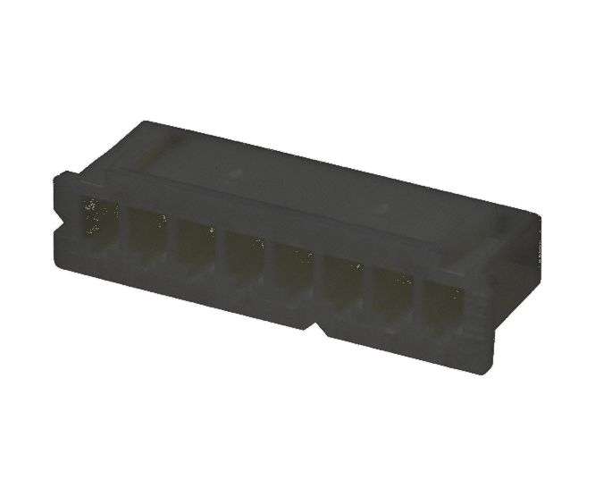 HOUSING SOCKET 8W 2.5MM XHP-8-BK