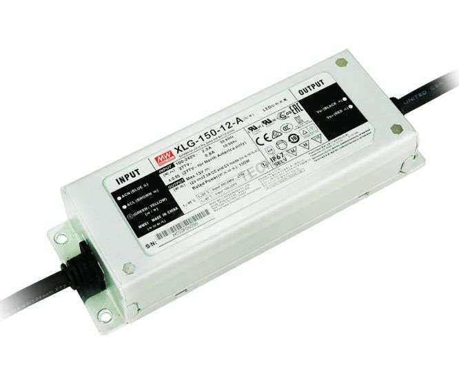 POWER SUPPLY ENCL. LED DRIVER I=220 O=12V 12.5A 150W XLG-150-H-AB