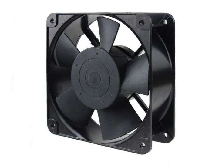 220V AXIAL FAN 80sqx25mm SLV 19CFM W/WIRE LEADS XY8025HA2SL