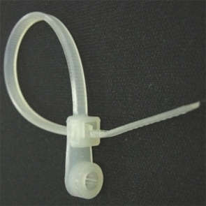 CABLE TIES CLEAR P-CLAMP 205MM - MPQ10 YJ-205 *DBK*