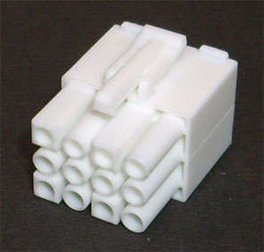 HOUSING FEM 12W SQU LOCK 4.5mm PITCH YY9C12