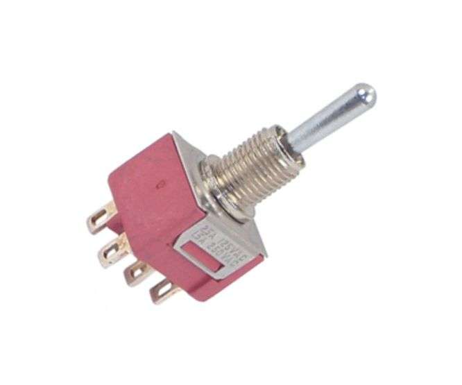 MINI TOGGLE SWITCH DPDT ON-OFF-ON 3POS Z203SHCQD
