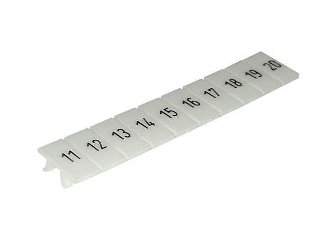 11-20 HORIZONTAL TERMINAL NUMBERS ZB6-10P-19-10A(H)