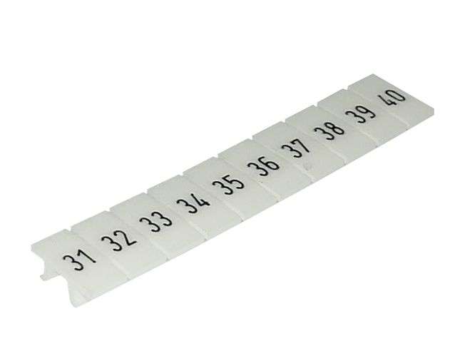31-40 HORIZONTAL TERMINAL NUMBERS ZB6-10P-19-12A(H)
